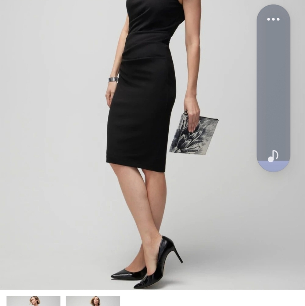 White House Black Market Black Sheath Dress